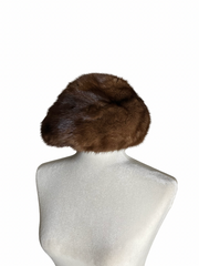 60s mink ski cap | size S