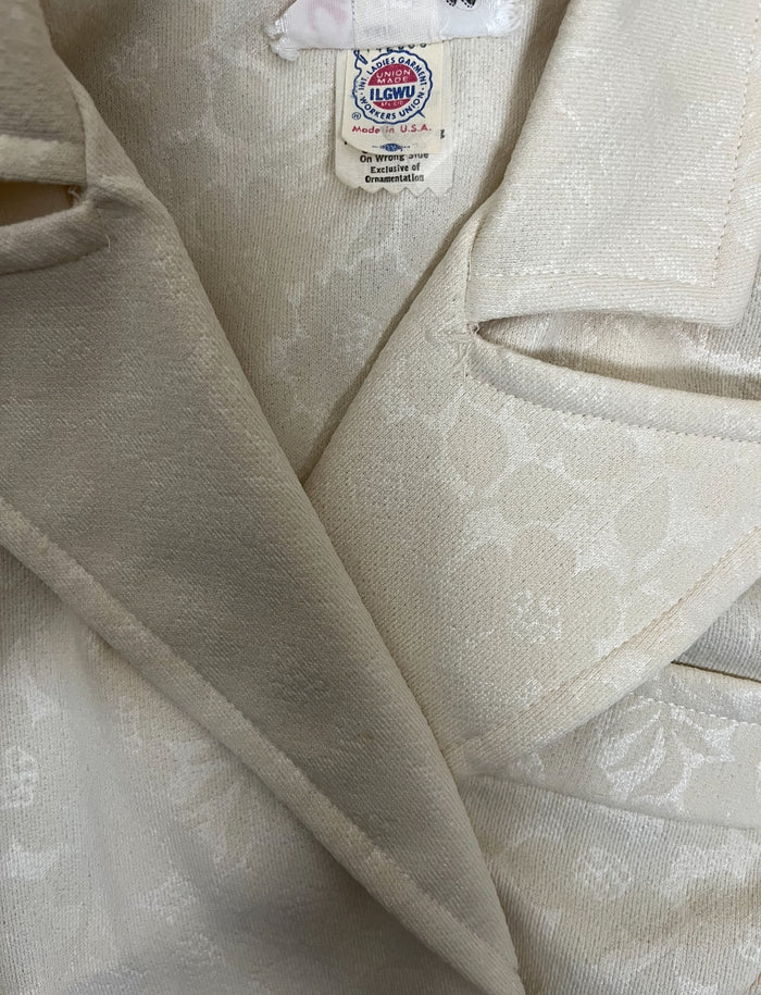 60s | the Bianca Jagger bridal set | S-M
