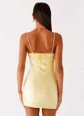 Belize Mini Dress Lemon