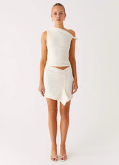 Alina Mini Dress Ivory