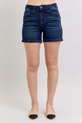 Hazel Blues® | Judy Blue High Waist Back Flap Pocket Denim Shorts