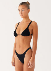 Croatia Bikini Top Black