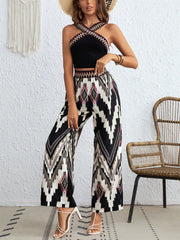 Hazel Blues® | Wide Strap Sleeveless Top and Pants Set