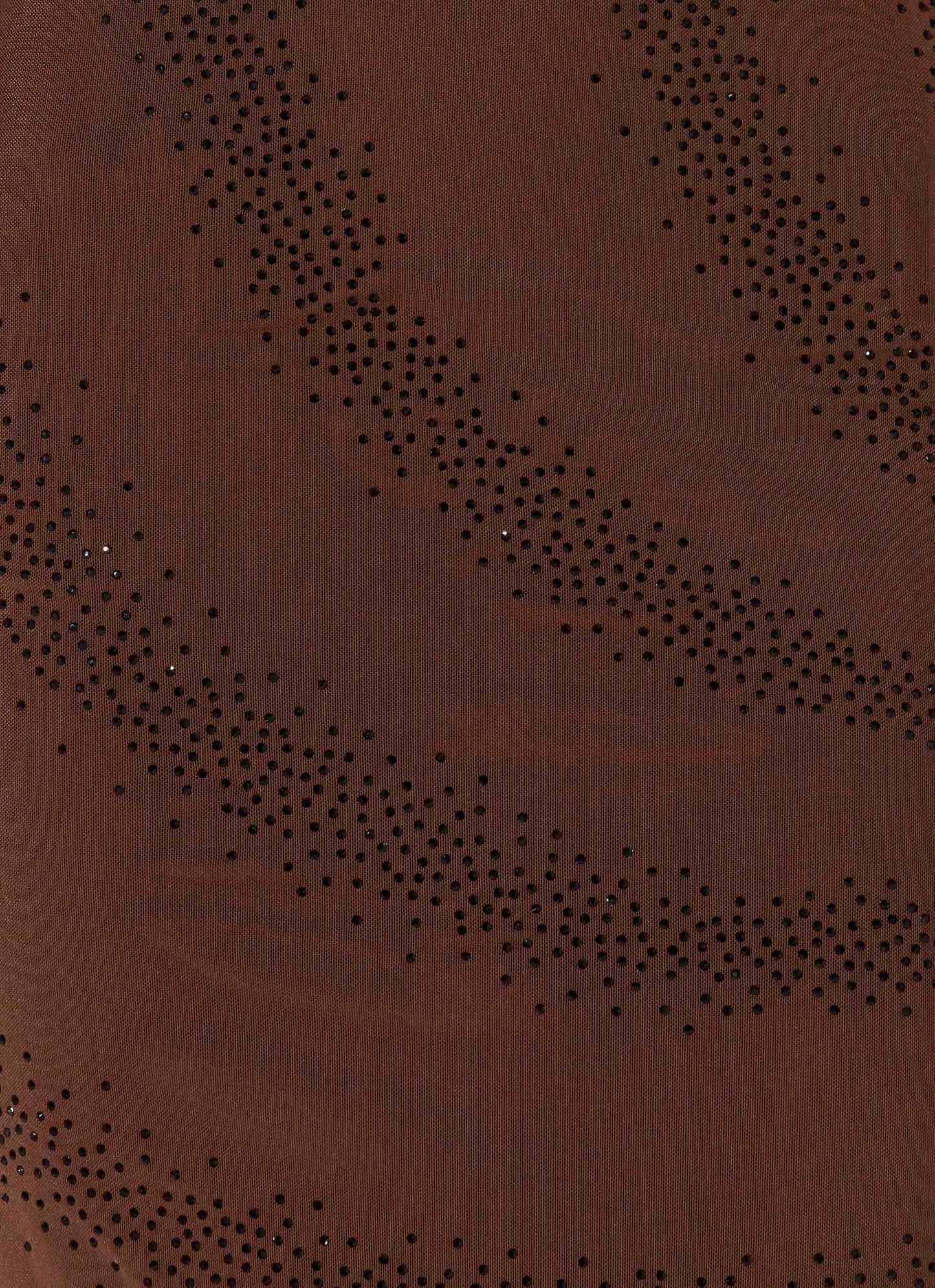 Belisse Beaded Mesh Maxi Dress Chocolate
