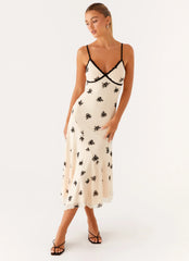 Amelia Midi Dress Nude
