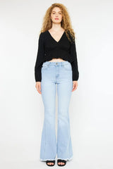 Hazel Blues® | Kancan High Rise Curvy Flare Jeans