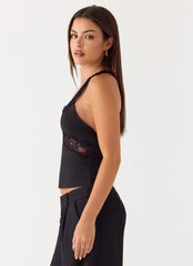 Calandra Top Black