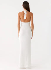 Charmed By You Maxi Dress White
