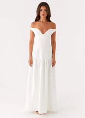 Basel Maxi Dress White