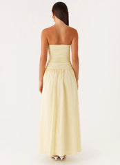 Carmel Maxi Dress Yellow
