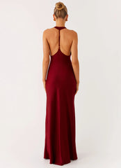 Angie Maxi Dress Burgundy