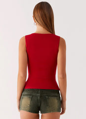Aria Top Merlot Red