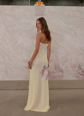 Amelle Maxi Dress Purple Floral