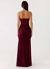 Champagne Skies Maxi Dress Plum