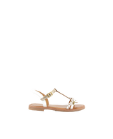 Badou Girl Sandals - White/Gold