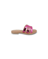 Bali Mules - Fuchsia Metal
