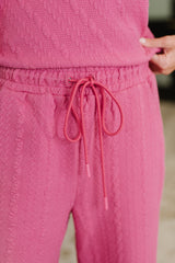Hazel Blues® | Can't Quit You Cropped Flair Bottoms in Magenta