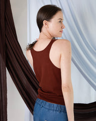 Marcelle Tank Top - Sierra Brown