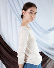 Marcelle Long T-Shirt (Round Neck) - Calico