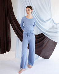 Georges Pants - Gingham Blue