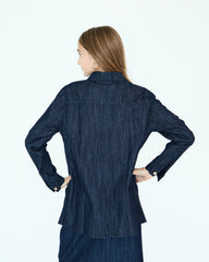 Girl Yves Jacket - Dark Chambray