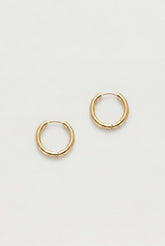 MEDIUM HOOP EARRINGS WITH HINGE