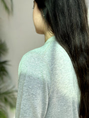 Georgia Long Cardigan - Woodsmoke