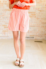 Hazel Blues® | Go With It High Rise Striped Shorts