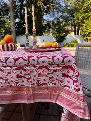 Les Coquelicots Floral Print Tablecloth