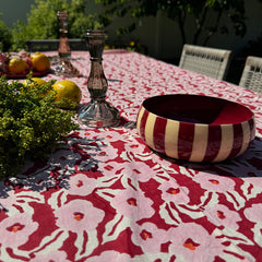 Les Coquelicots Floral Print Tablecloth