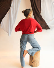 La Bretagne Cardigan - Red