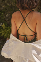 1 Piece Gilda Beach - Kaki Shiny