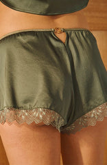 Pyjama Andrée Charlotte - Kaki Lace