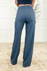 Hazel Blues® | Leg Day Legends Straight Leg Bottoms in Code Blue