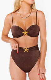 Beirut Bottom ~ Cinnamon Shimmer with Starfish