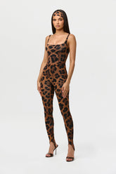Naked Print Stirrup Legging Petite