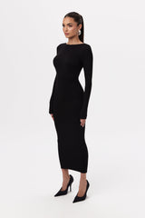 NW Open Back Midi Dress