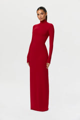 Butter Turtleneck Maxi Dress