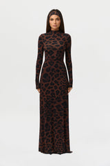 Naked Print Maxi Dress