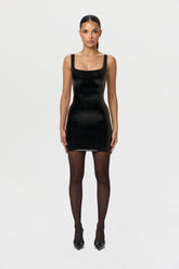 Vinyl Tank Mini Dress