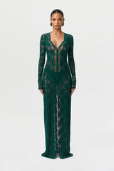 Stretch Lace Maxi Dress