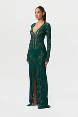 Stretch Lace Maxi Dress