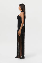 Naked Fringe Mini Dress
