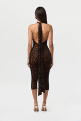 Burnout Halter Capri Jumpsuit Petite