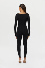 Naked Scoop Stirrup Jumpsuit