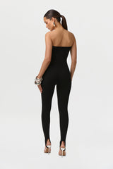 Snatched Tube Stirrup Jumpsuit Petite