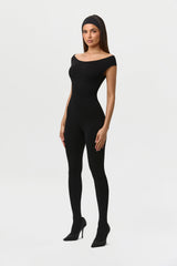Smooth Off-Shoulder Jumpsuit