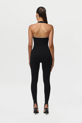 Naked Sculpt Halter Stirrup Jumpsuit Petite