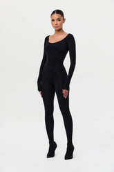 Naked Scoop Neck Bodysuit