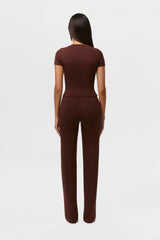 Smooth Straight Leg Pants Petite